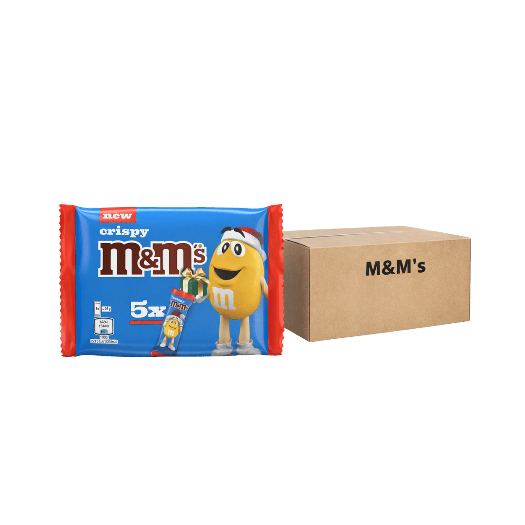 M&M's Crispy Milk Chocolate Santa Multi-Pack 10 x (5x29g)