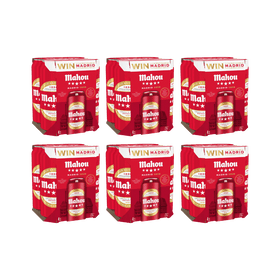 Mahou Lager Beer Cans 4.8% ABV 24x440ml