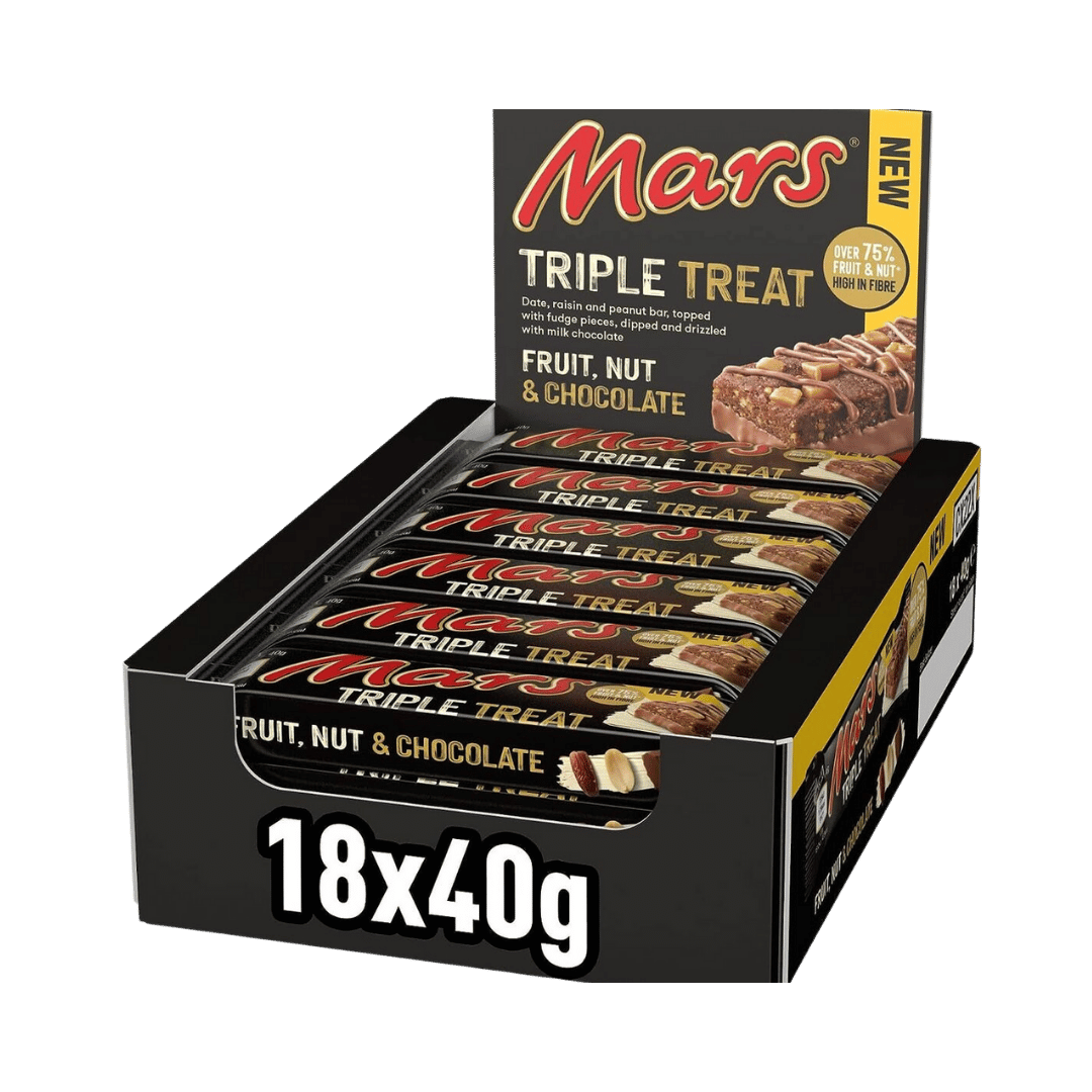 Mars Triple Treat Fruit  Nut Chocolate Bars
