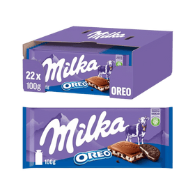 Milka Oreo Chocolate Bar 22 x 100g