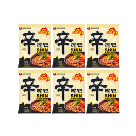 MULTIBUY Nongshim Shin Ramyun Spicy Chicken Flavour Noodles - 24 Packs for £4.99