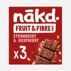 Nakd Strawberry & Raspberry Fruit Fibre Bars