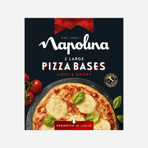 Napolina 2 Large Light & Crispy Pizza Bases