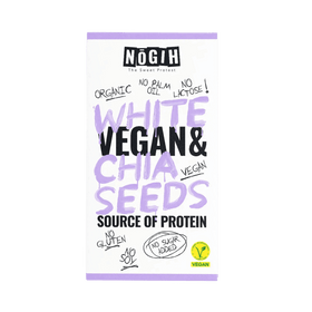 NOGIH White Vegan & Chia Seeds Chocolate
