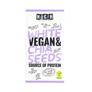 NOGIH White Vegan & Chia Seeds Chocolate