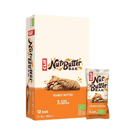 CLIF Nut Butter Bar Peanut Butter Organic Oat Snack Bars 12 x 50g