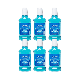 Oral B Lasting Freshness Arctic Mint Mouthwash 6 x 250ml