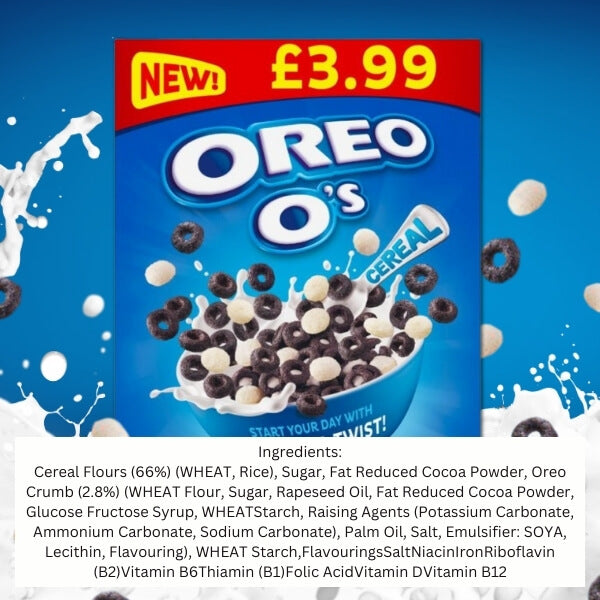 Oreo O's Crunchy Cocoa Hoops Cereal