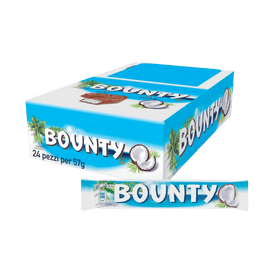 Original Bounty Twin Chocolate Bars 24 x 57g