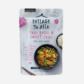 Passage To Asia Thai Basil & Sweet Chilli Chicken Sauce 8 x 200g Packs