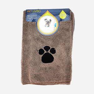 Pet Living Super Absorbent Microfibre Dog Towel