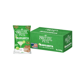 Pretzel Pete Margarita Twists  8 x 110g Case