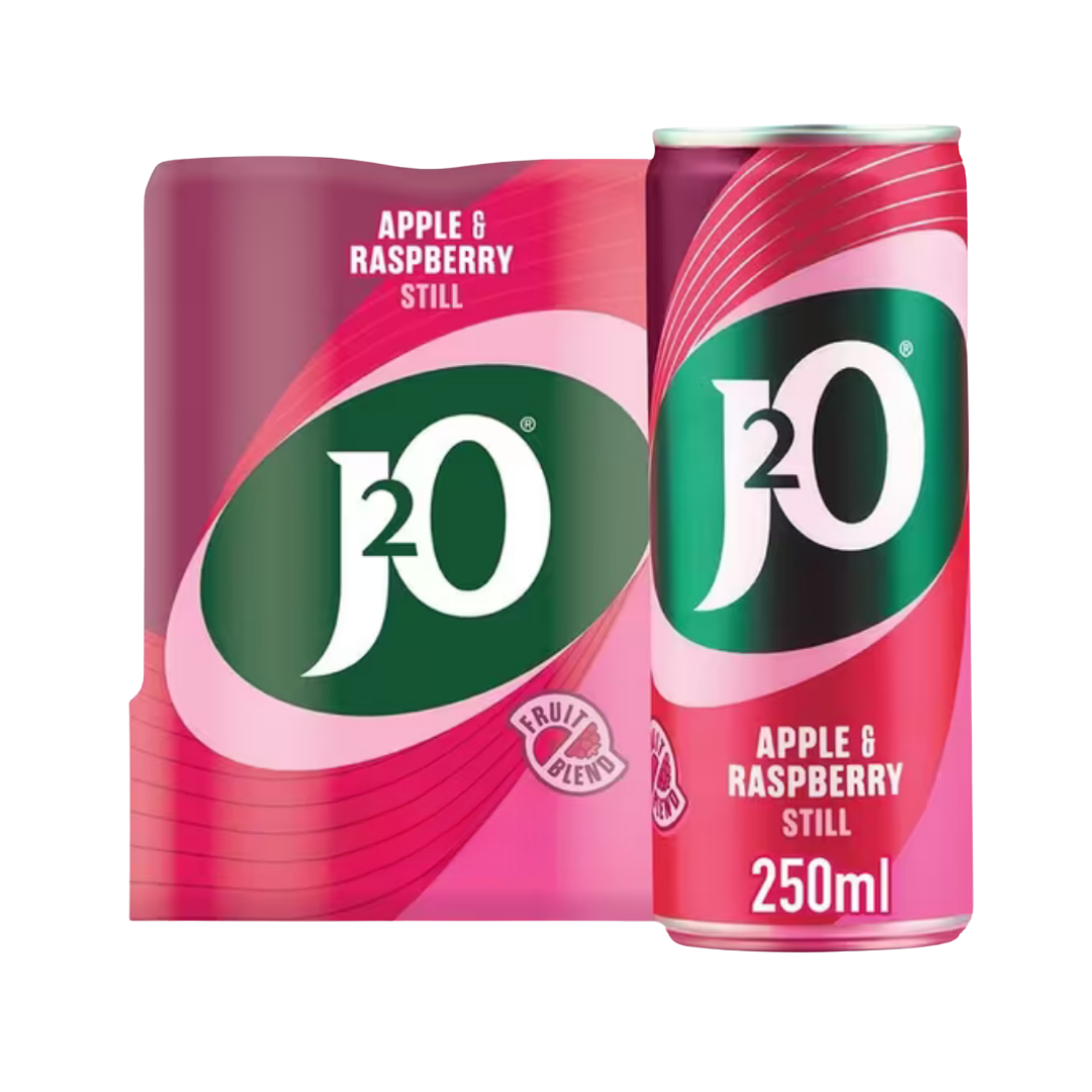 J20 Apple & Raspberry 10 x 250ml Cans