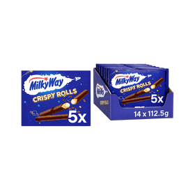 Milky Way Crispy Rolls (5pk) 14 x 112.5g