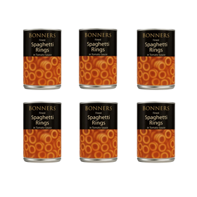 MULTIBUY Bonners Spaghetti Rings - 6 for £2.99