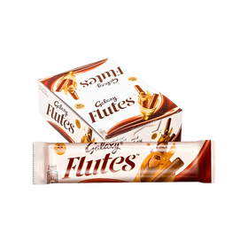 Galaxy Milk Chocolate Crispy Flutes  12 x 22.5g Packs