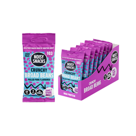 Noisy Snacks Crunchy Broad Beans Pulled Pork  10 x 25g