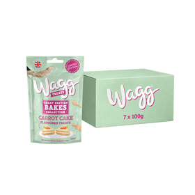 Wagg Dog Treats Great British Bakes Carrot Cake 7 x 100g