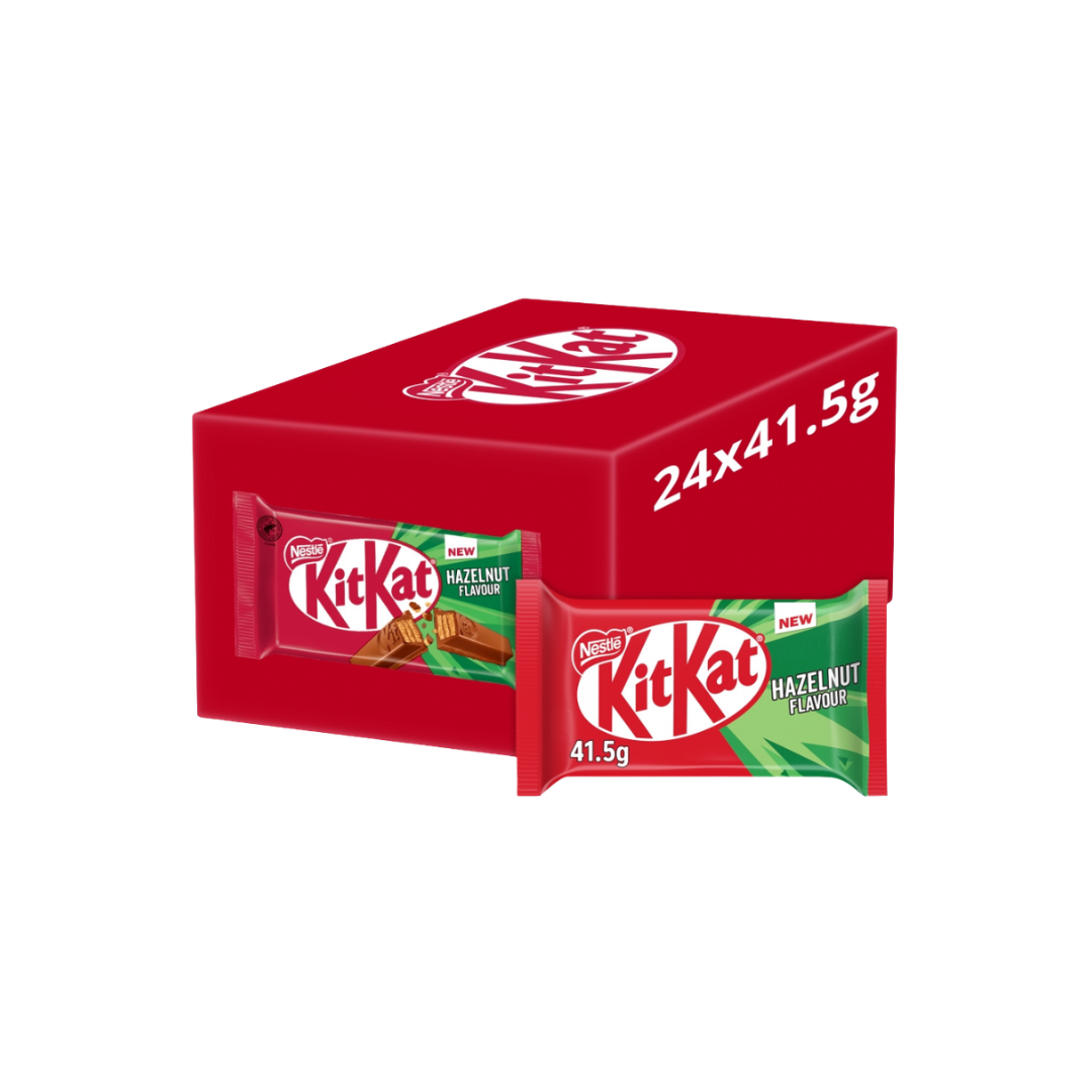 KitKat Hazelnut Wafer Bars 24 x 41.5g