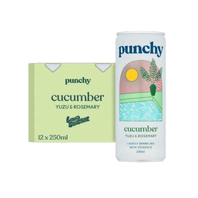 Punchy Cucumber Yuzu and Rosemary 12 x 250ml