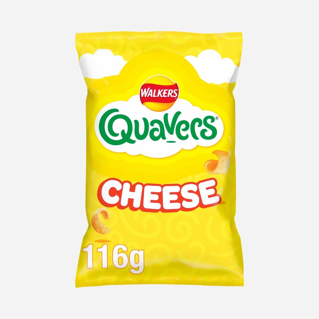 Walkers Quavers Cheese Flavour Potato Snacks Crisps