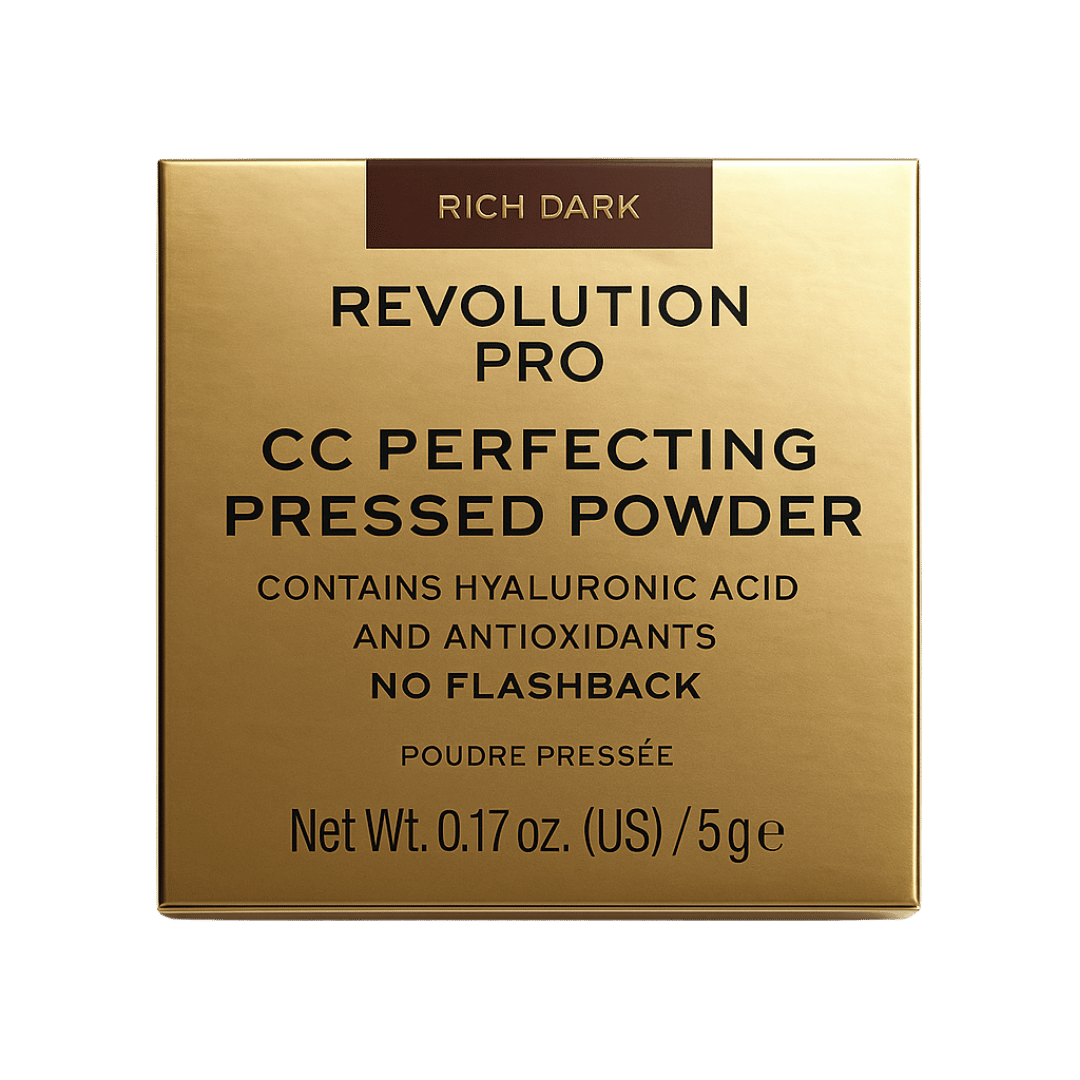 Revolution Pro CC Perfecting Pressed Powder Rich Dark 5g