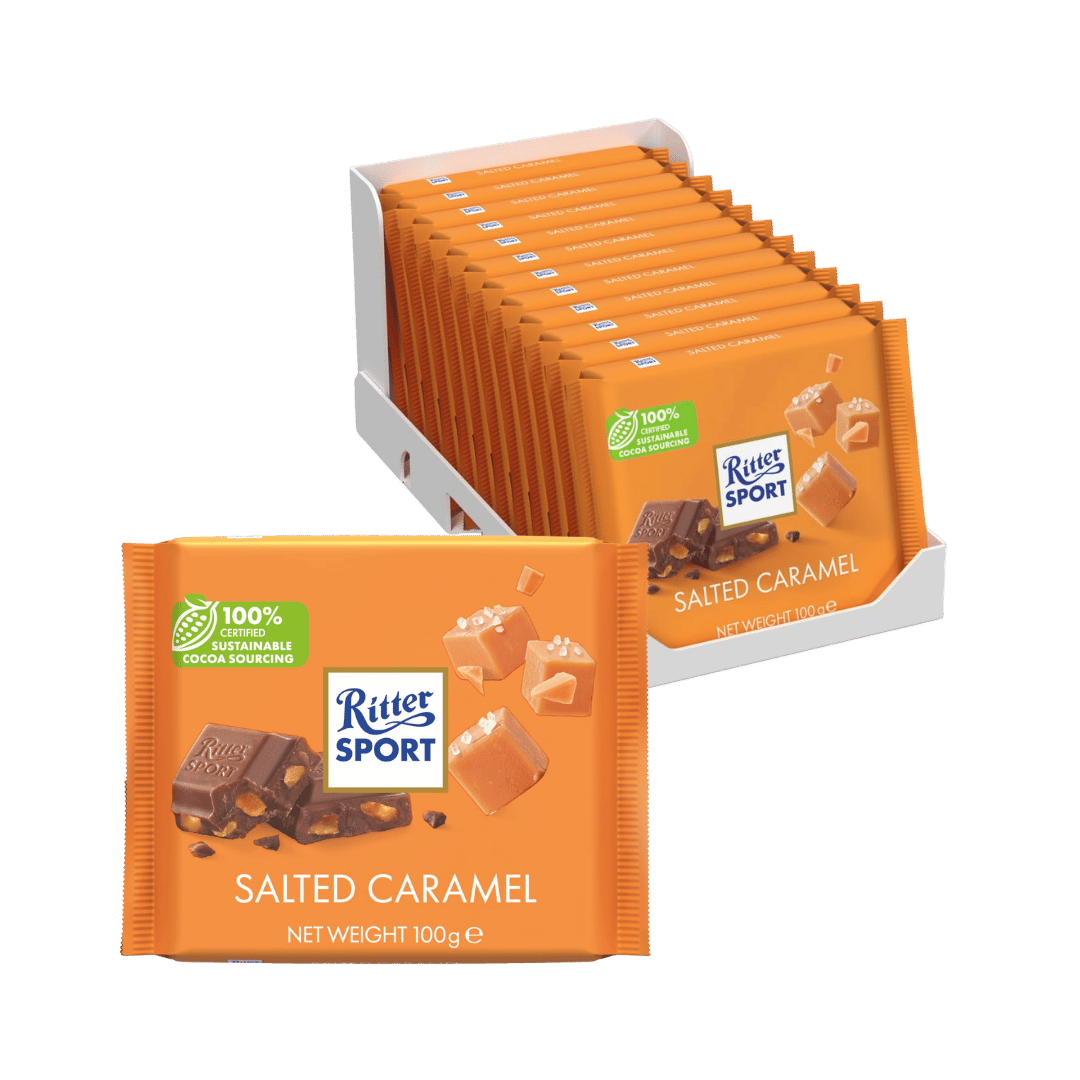Ritter Sport Classic Variety – Salted Caramel 12 x 100g
