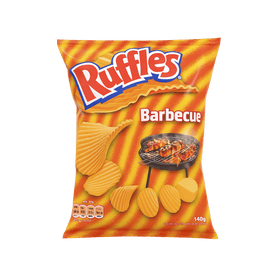 Ruffles Barbecue Ridge Cut Crisps