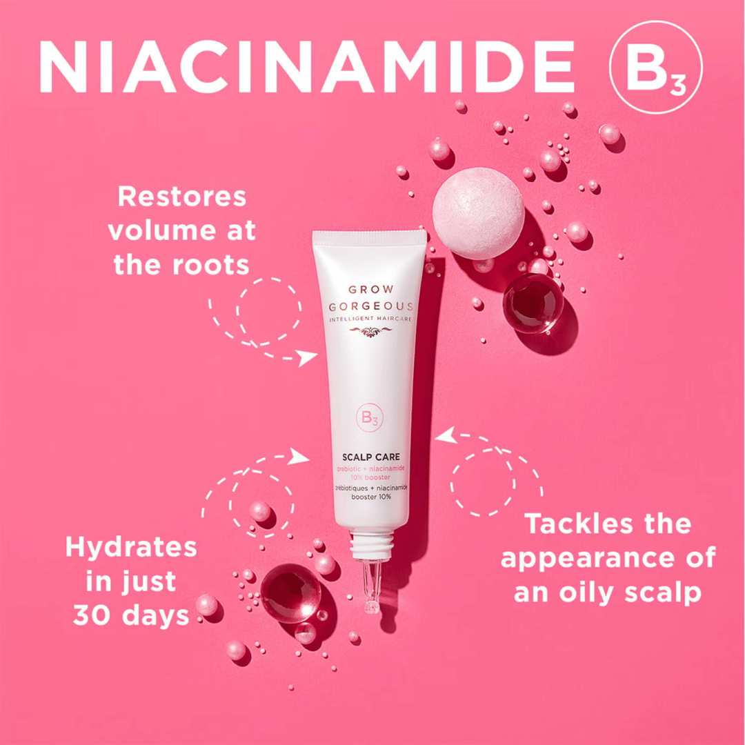 Grow Gorgeous Intelligent Hair Scalp Care B3 Prebiotic + Niacinamide 10% Booster