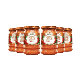 Sacla' Italian Fiery Chilli Pesto 6 x 190g