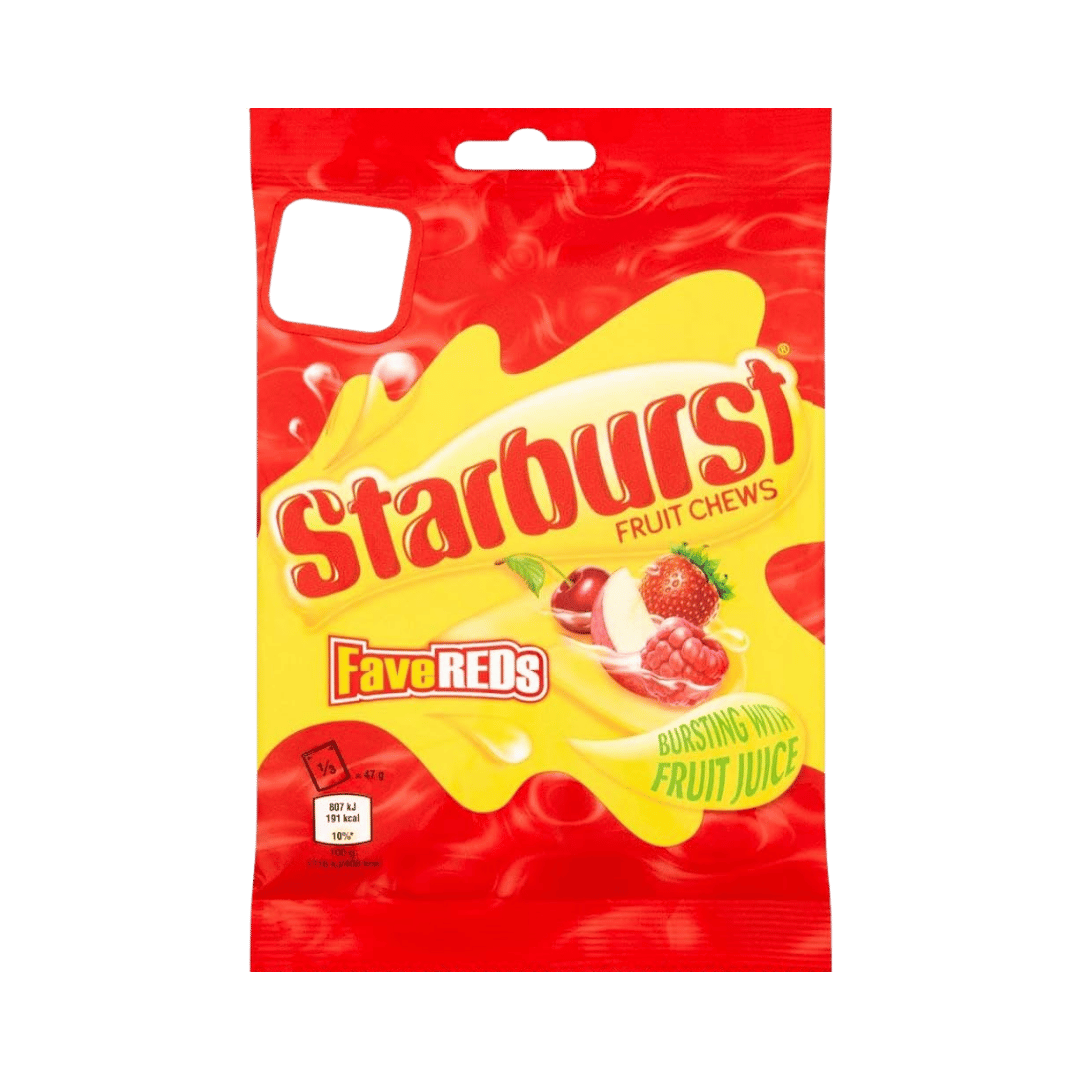 Single Starburst Fave Reds Fruit Chews Sweets