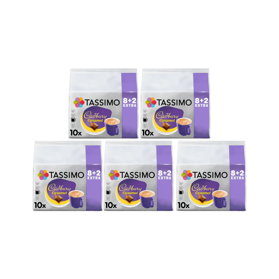 Tassimo Cadbury Caramel Hot Chocolate Pods 5 x 10 Drinks