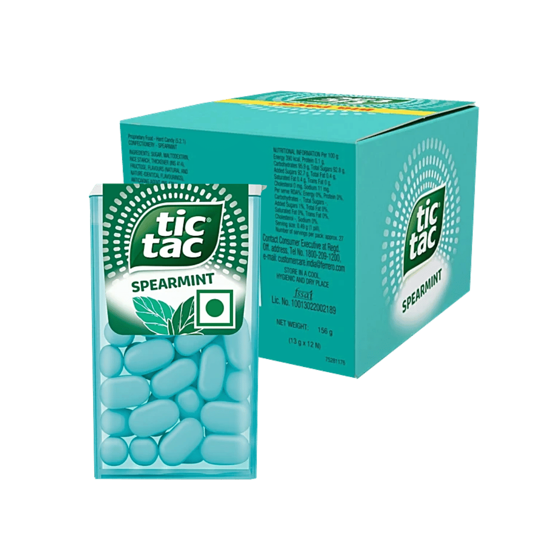 Tic Tac Spearmint 12 x 13g