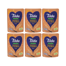 Tilda Wholegrain Basmati & Quinoa Rice 6 x 250g