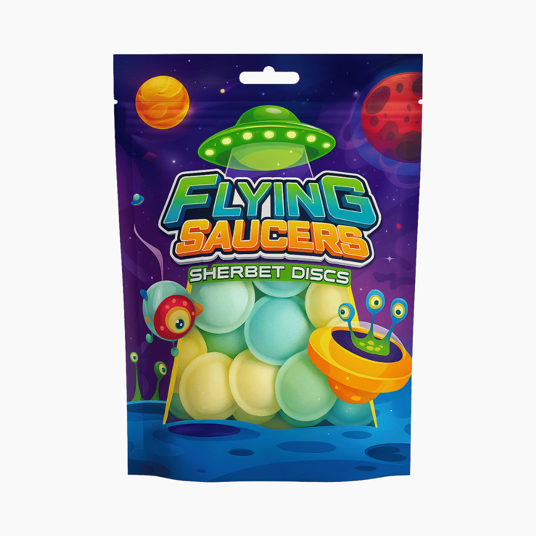 Turner's Flying Saucers Sherbert Discs
