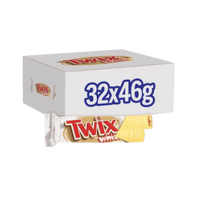Twix White Chocolate Bars 32 x 46g