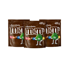M&M Chocolate 3 x 400g Bundle