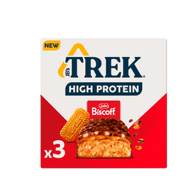 Trek Power Lotus Biscoff High Protein Bars 3 x 44g Bars