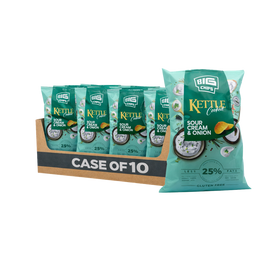 Big Chips Kettle Crisp Sour Cream & Sweet Onion 10 x 100g