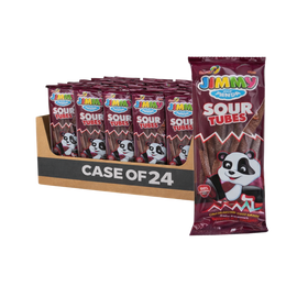 Jimmy The Panda Sour Tubes Kola Flavour Fizzy Sweets 24x57g