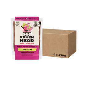 Ramenhead Teriyaki Noodle & Broth Case 4x 450g