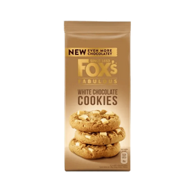 Fox's Fabulous White Chocolate Cookies 180g Pack