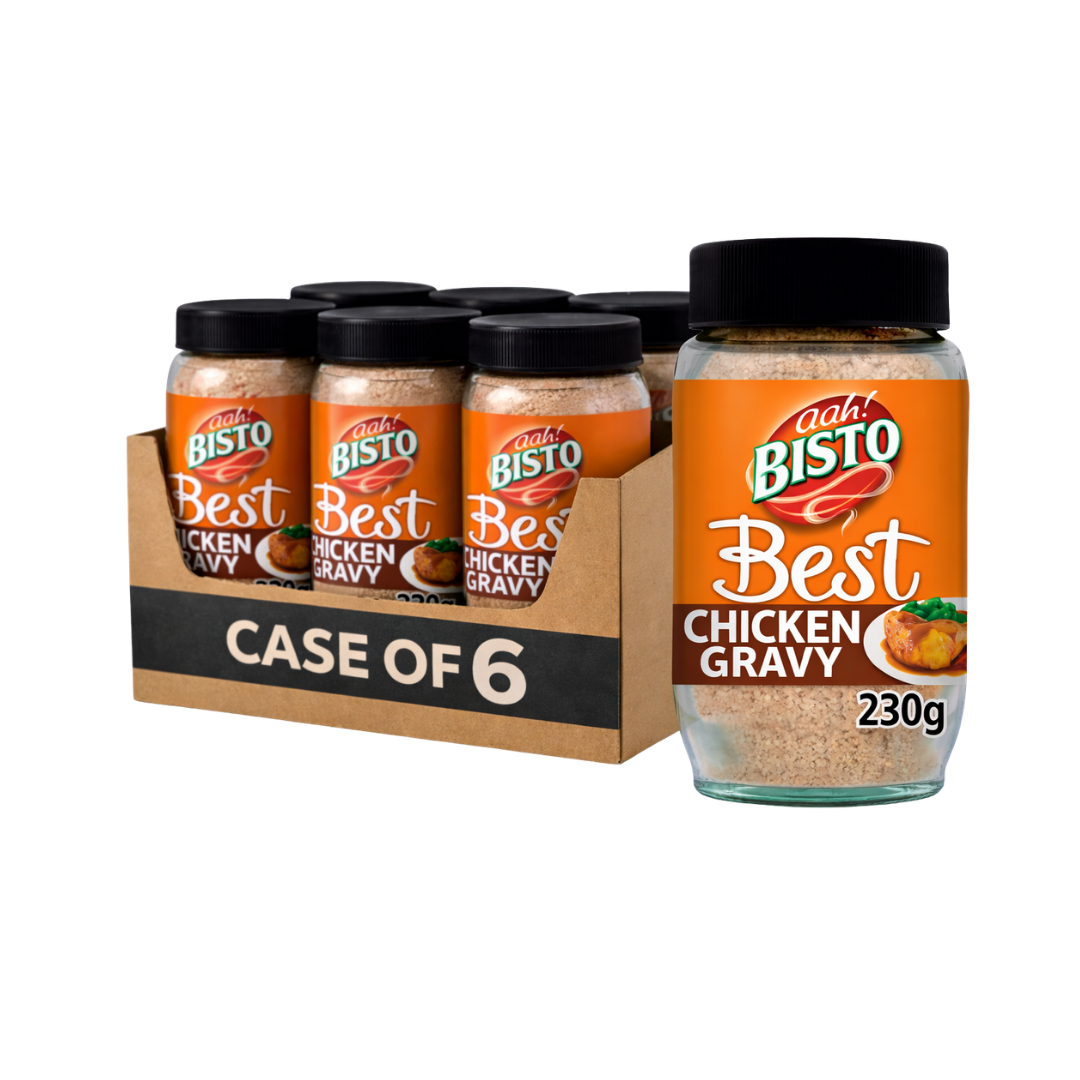 Case Bisto Best Meat Free Chicken Flavour Gravy Granules 6 x 230g