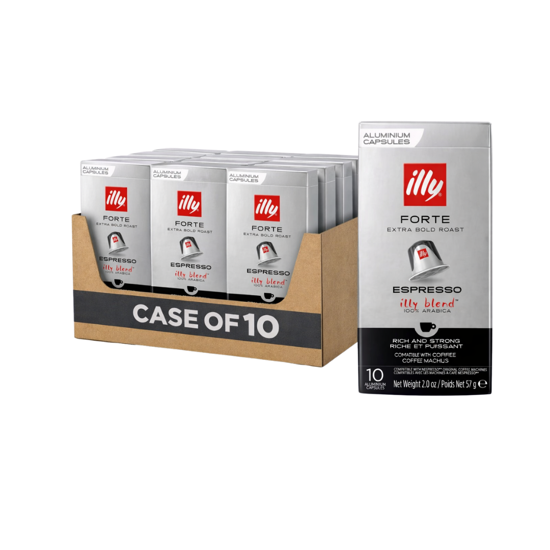 Illy Forte Nespresso Capsules 10 Packs (57 g x 10) 100 Drinks