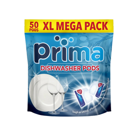 Prima 5 in 1 Dishwasher Pods - 50 pods