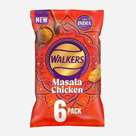 Walkers Crisps Masala Chicken Flavour Multipack Crisps