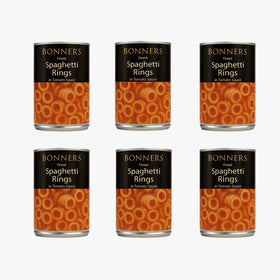 MULTIBUY Bonners Spaghetti Rings - 6 for £2.99