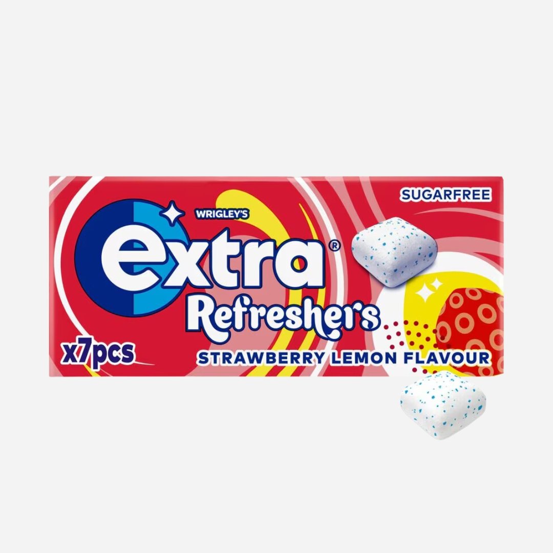 Wrigley's Extra Refreshers Sugar Free Strawberry Lemon Flavour