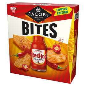 Jacob's Frank's Red Hot Original Bites Case Of 5 x 125g