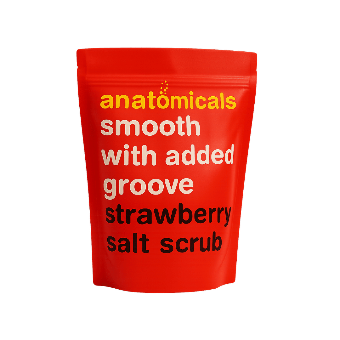 Anatomicals Smooth With Added Groove Strawberry Salt Scrub
